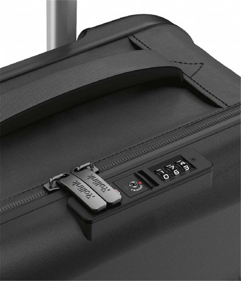 TROLLEY FLEX SPINNER CABIN SIZE 21 BLACK 4 RUOTE ROLLINK