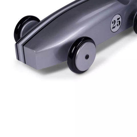 WOOD CAR SILVER AR064 AUTHENTIC MODELS