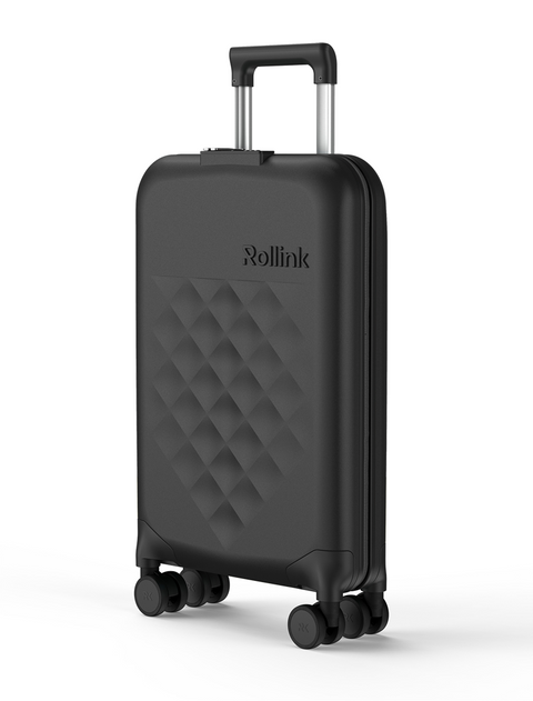 TROLLEY FLEX SPINNER CABIN SIZE 21 BLACK 4 RUOTE ROLLINK
