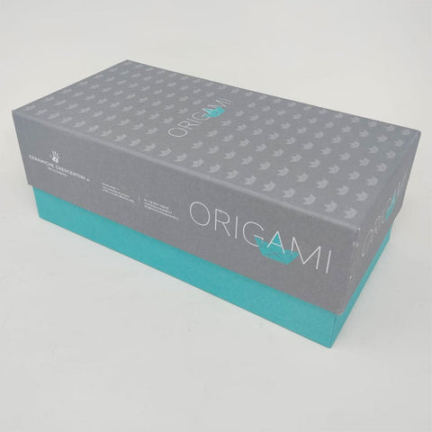 BARCHETTA ORIGAMI PICCOLA NERO CERAMICHE CRESCENTINI ART. 2369