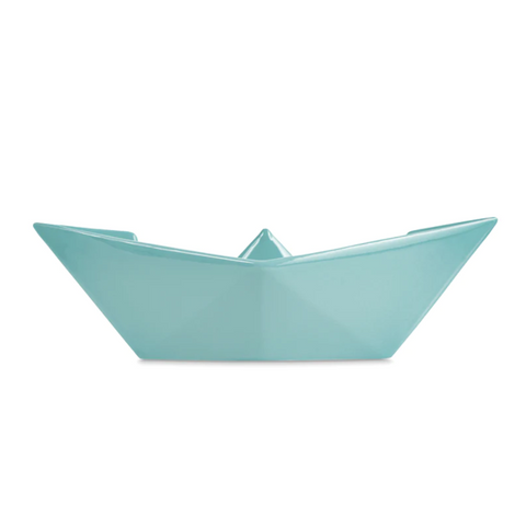 BARCHETTA PICCOLA ORIGAMI TIFFANY CERAMICHE CRESCENTINI ART. 2372
