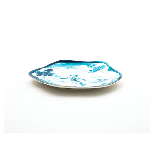 KLASSISCHER DESSERTTELLER AUF SÄURE Cm.21 H.2,4 - FIORENTINO ART.11234 SELETTI
