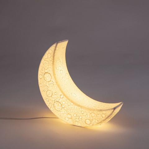 SELETTI PORZELLANLAMPE MY TINY MOON 14801 WEISS