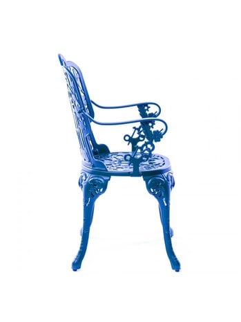 INDUSTRY COLLECTION ALUMINIUM-SESSEL 52 X 55CM HIMMELBLAU SELETTI BLUE