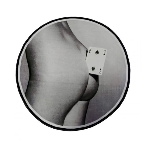 Runder Teppich „Two of Spades“ 18203 Seletti Grau