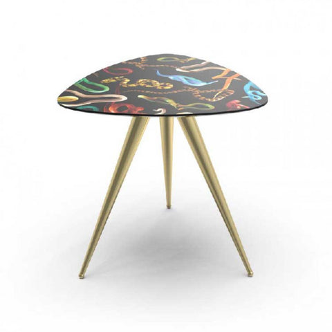 Couchtisch „Snakes“ 57 x 57 cm, 48 cm, 17187 Seletti, Schwarz