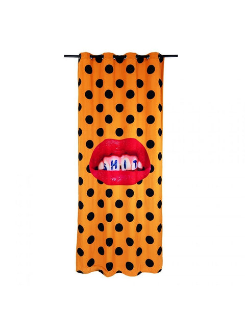 TENDA IN POLIESTERE TOILETPAPER 140X280 CM SHIT ART. 02404 SELETTI ORANGE