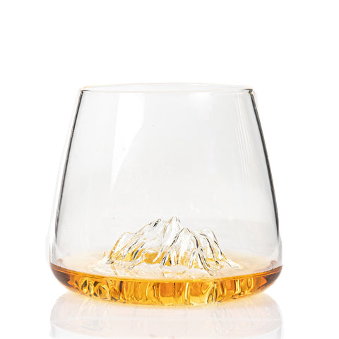 SET 2 BICCHIERI TOPOGRAPHIC 3CIME/MONTEROSA TOPO-TCMR ALASKAN MAKER TRANSPARENT