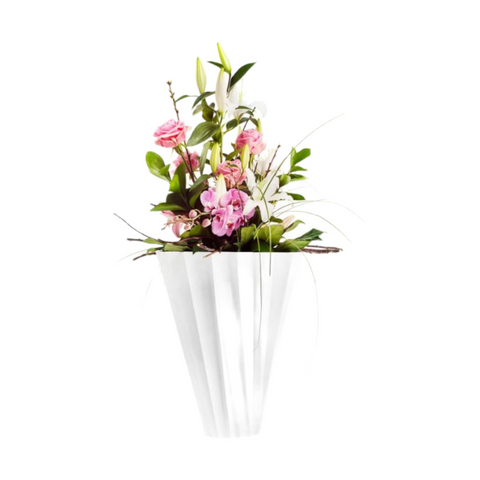 SHANGAI VASE 01229/E5 KARTELL WEISS