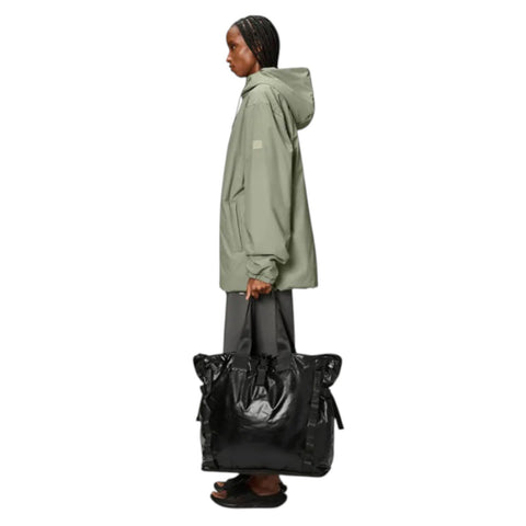 BORSA SIBU SHOPPER BAG W3 14760 RAINS BLACK