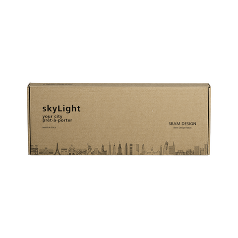 SKYLIGHT SBAM DESIGN 43 X 16 X 3 CM BERLINO TRANSPARENT