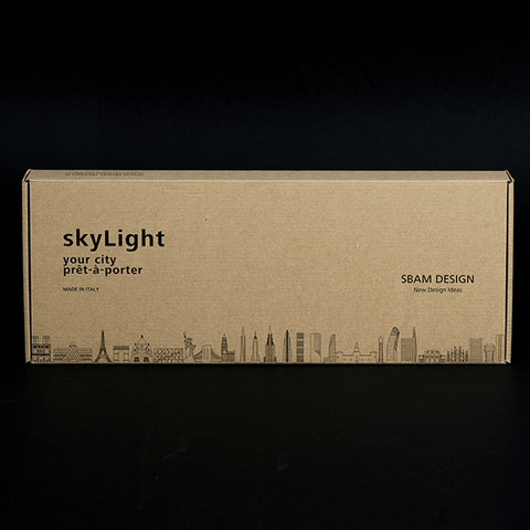 SKYLIGHT SBAM LED 43X16X3 NEW YORK TRANSPARENT