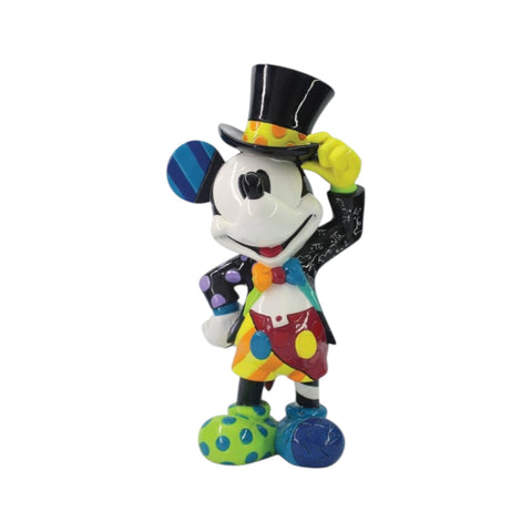 MICKEY MAUS MIT ZYLINDERHUT ENESCO ART 6006083 BRITTO