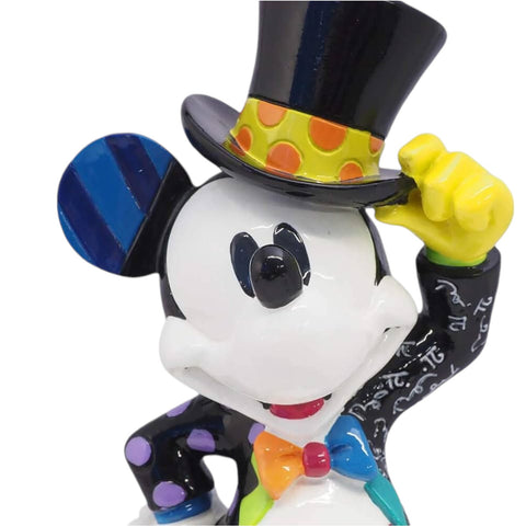 MICKEY MAUS MIT ZYLINDERHUT ENESCO ART 6006083 BRITTO