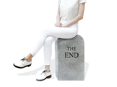 SGABELLO THE END GUFRAM GREY