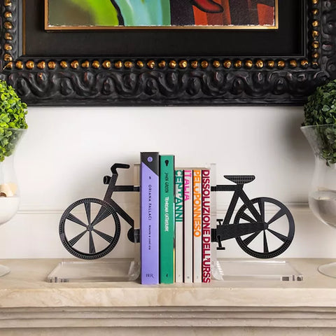 SCHWARZE FAHRRAD-BUCHSTÜTZE ART. 0432710 VESTA