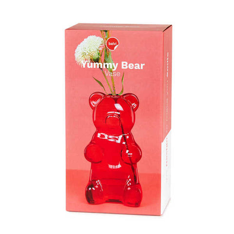 YUMMY BEAR GLASVASE ART. 27968 BALVI ROT