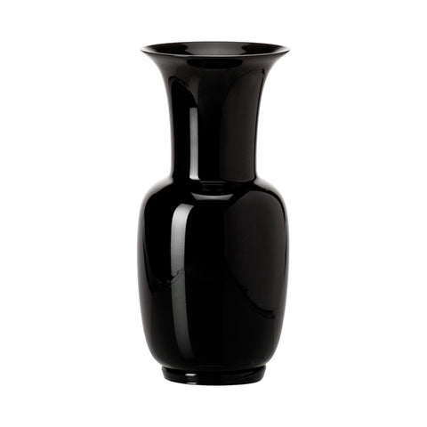 VASO OPALINO F03 706.38 NERO diam 14 h 30 cm VENINI