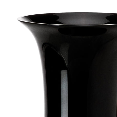 VASO OPALINO F03 706.38 NERO diam 14 h 30 cm VENINI