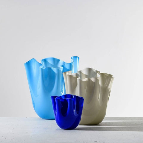 OPAL-TASCHENTUCHVASE 700.02 AQ INT AQ VENINI BLAU