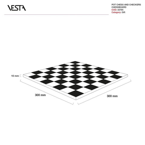 SCACCHI E DAMA BIANCO /NERO ART. 3376513 VESTA