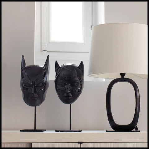 MASK BASE BLACK 37CM ART. LDCACSOCLE LEBLON DELIENNE BLACK