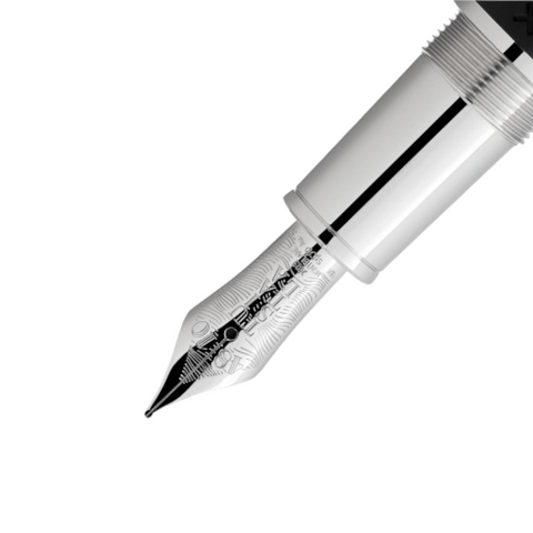 MONTBLANC HOMAGE FÜLLFEDERHALTER ROBERT LOUS STEVENS 129416 SPITZE F
