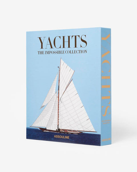 BOOK YACHTS DIE IMPOSSIBLE COLLECTION ASSOULINE BLUE