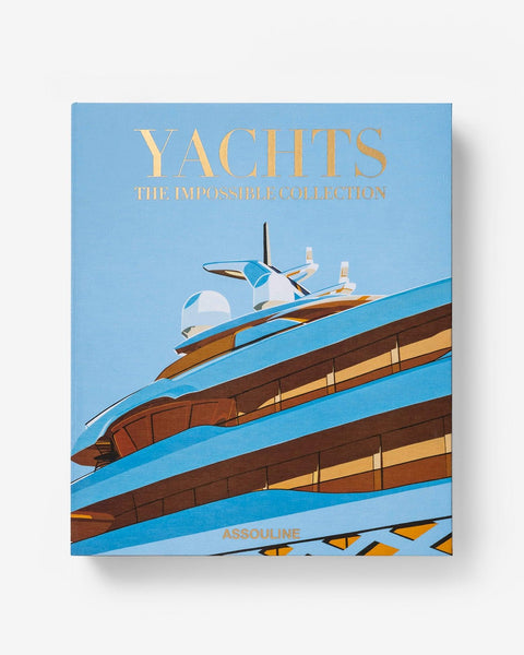 BOOK YACHTS DIE IMPOSSIBLE COLLECTION ASSOULINE BLUE