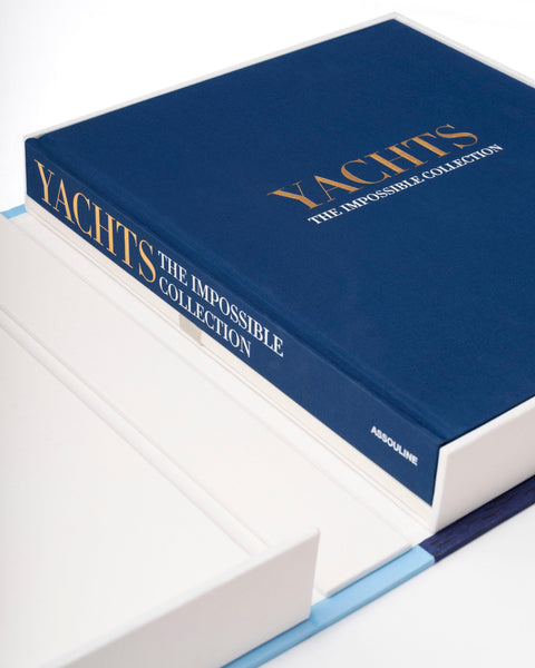 BOOK YACHTS DIE IMPOSSIBLE COLLECTION ASSOULINE BLUE
