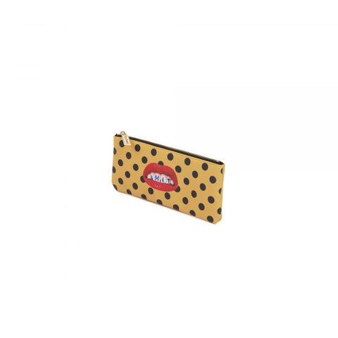 ASTUCCIO SELETTI IN PU STAMPATO TOILETPAPER CM 21X9 SHIT 02520