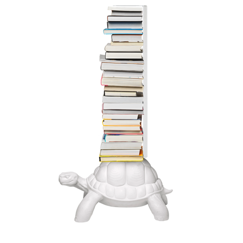 TURTLE CARRY BÜCHERREGAL WEISS QEEBOO