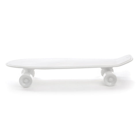 SELETTI SKATEBOARD WEISSES PORZELLAN-TABLETT ART10068