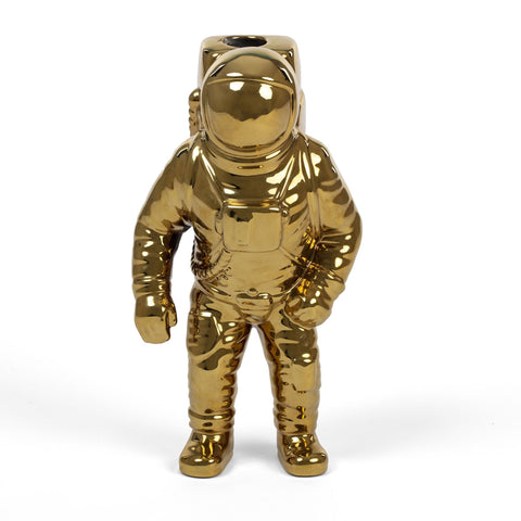 VASO SELETTI ASTRONAUTA GOLD ART 10933
