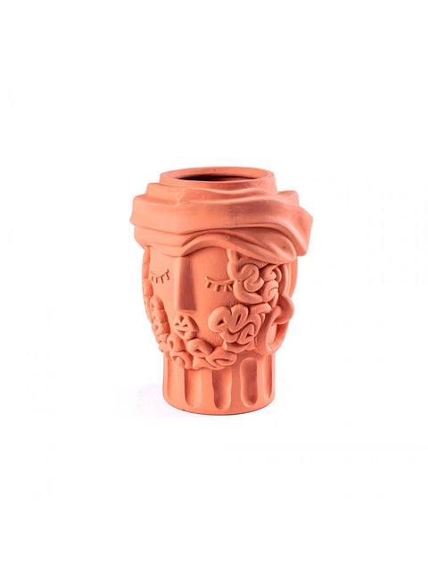 TERRAKOTTA-VASE SELETTI MAN 25X23 H33 ART 11506