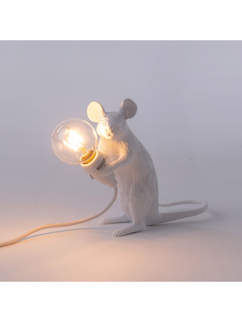 LAMPADA IN RESINA MOUSE LAMP-MAC CM.5X15 H.12,5 SEDUTO USB 15221