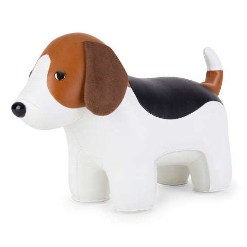 ZUNY CLASSIC BOOKENDS 2 KG BEAGLE WHITE & TAN