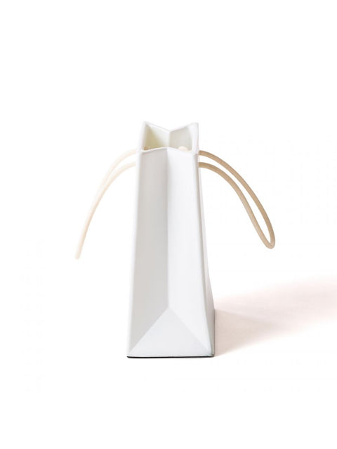 "SELETTI SHOPPERGLOW LED-HARZLAMPE CM 12X7,5 H 18,5 WEISS"