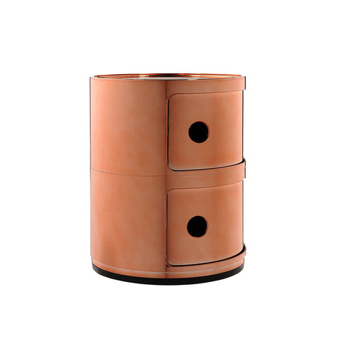 COMODINO COMPONIBILE 2 ELEMENTI RAME 05966/RR KARTELL BROWN