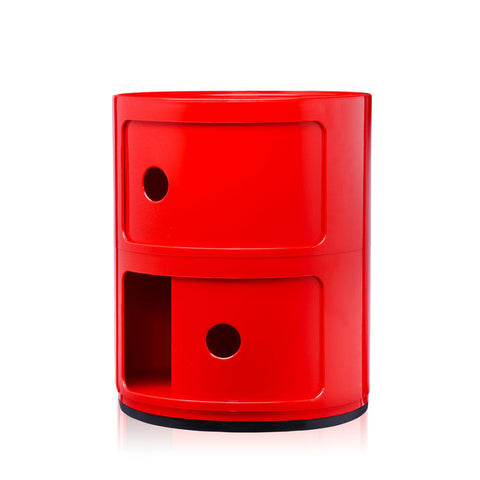 MODULAR NACHTTISCH 2 ELEMENTE 04966/10 KARTELL ROT