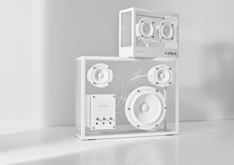 SPEAKER AUDIO TRANSPARENT WHITE