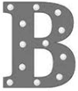 Las Vegas Buchstabe B grau