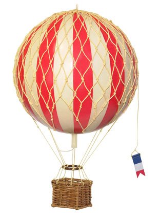 AUTHENTIC MODELS HOT AIR BALLOON DIAMETER 18 TRUE RED