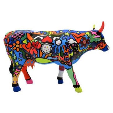 "COW PARADE MOOSY SKY DIAMONDS ART 46786"