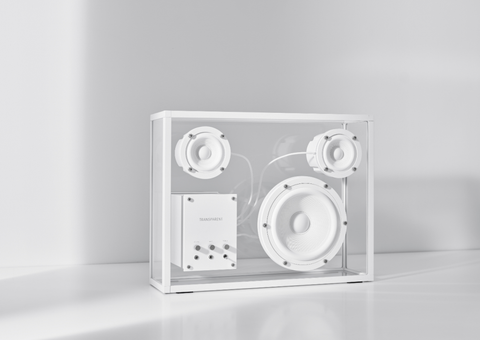 SPEAKER AUDIO TRANSPARENT WHITE