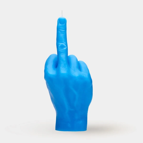 KERZE F*CK YOU BLUE KERZENHAND