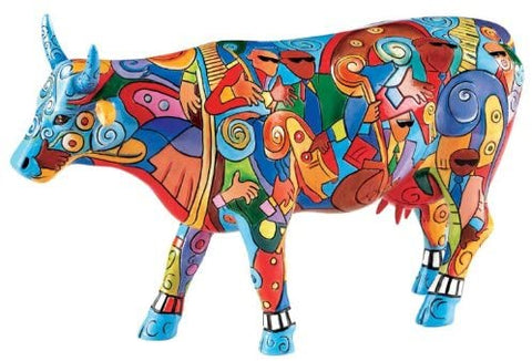 "COW PARADE L MUSIC COW EXTRAVAGANZA ART 46706"