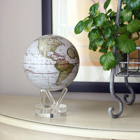 MAPPAMONDO ANTIQUE TERRESTRIAL MG-6-WCT MOVA WHITE Mova