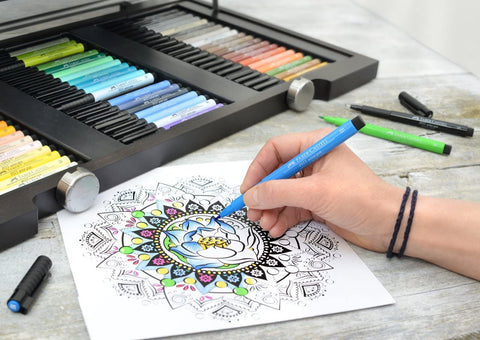 SET DA 90 INDIA INK PITT ARTIST FABER CASTELL