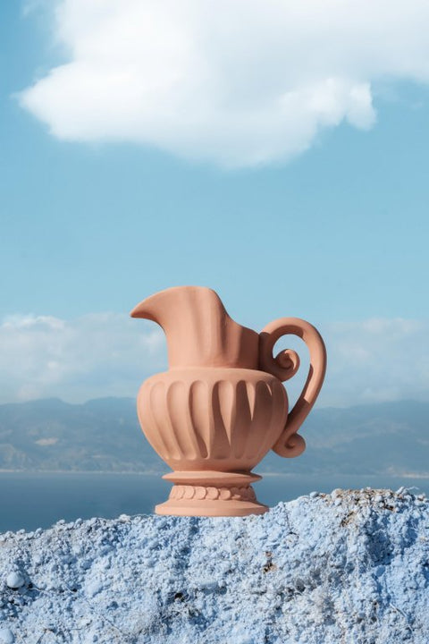 VASO IN TERRACOTTA CARAFFA SELETTI CM 25X19 H 28 ART 11508